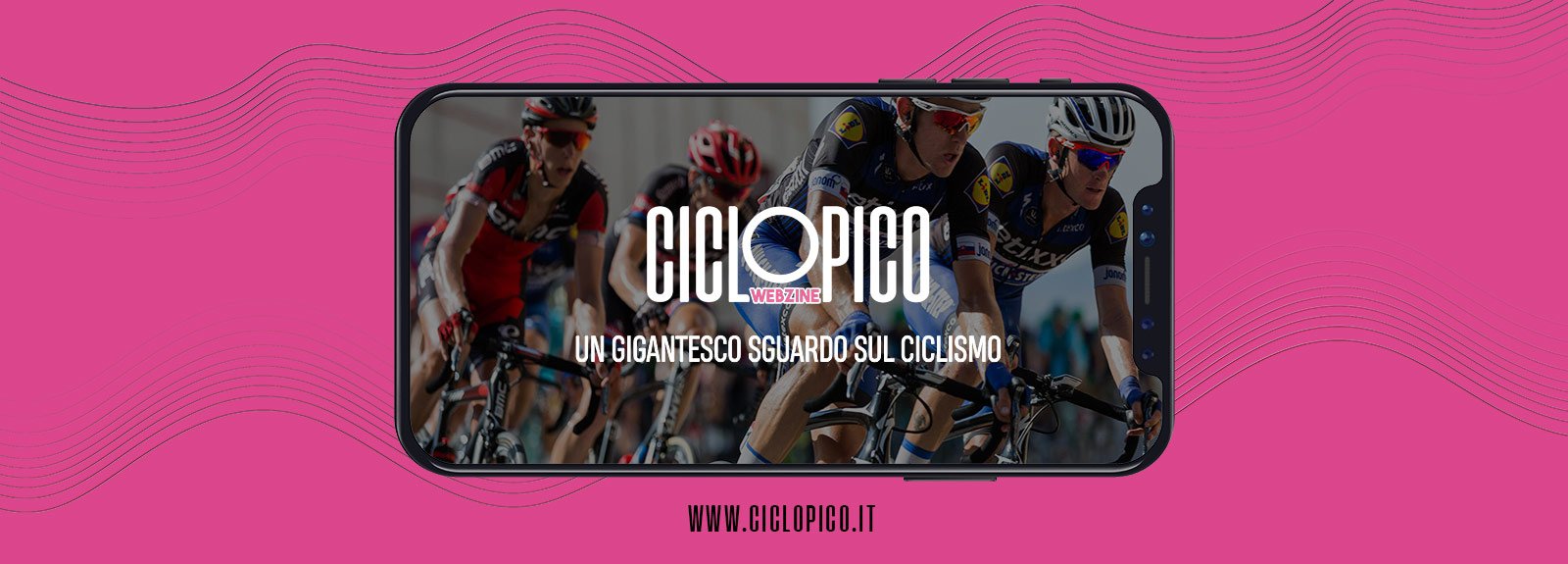 Banner portale Ciclopico.it Webzine Ciclopico.it - Un gigantesco sguardo sul ciclismo: il portale dedicato ai numeri del ciclismo