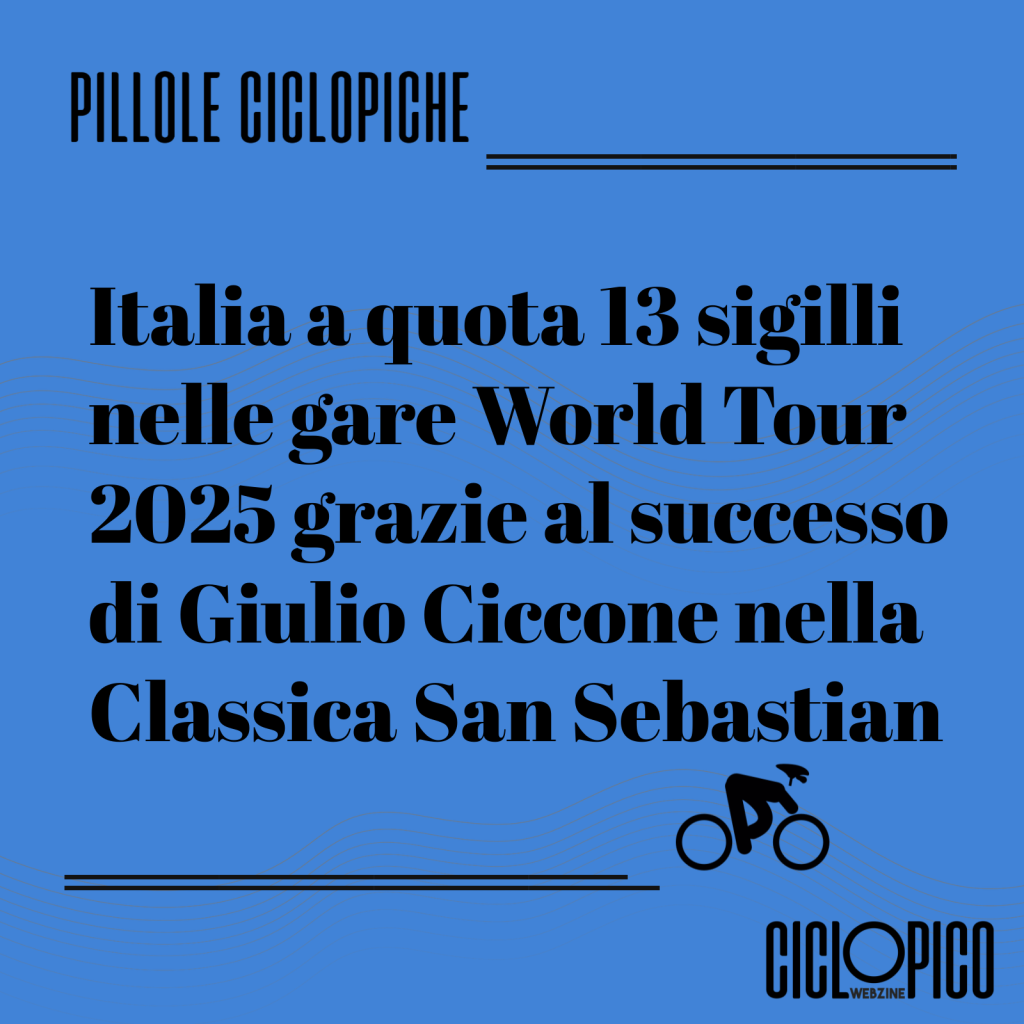 Classica di San Sebastian 2026: Evenepoel cerca la quarta vittoria, Ciccone sogna il bis 2 Classica San Sebastian 2025, festa azzurra con Giulio Ciccone