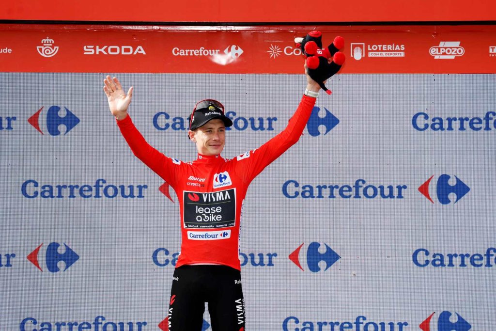 Tappa 10 Vuelta di Spagna 2025: Vine centra la seconda vittoria, Vingegaard torna leader 1 Jonas Vingegaard torna in maglia rossa dopo la tappa 10 Vuelta di Spagna 2025
