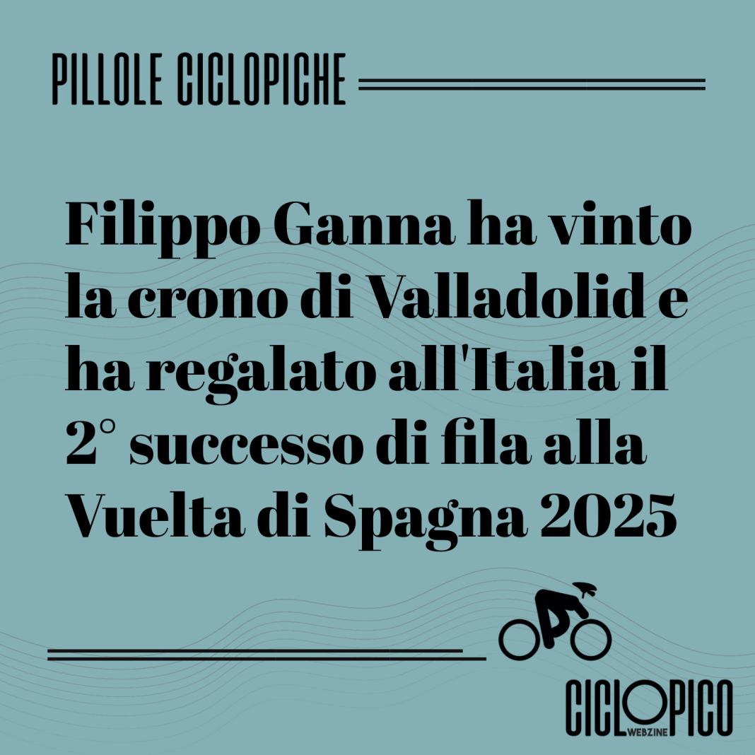 Tappa 18 Vuelta di Spagna 2025, vittoria a cronometro di Filippo Ganna