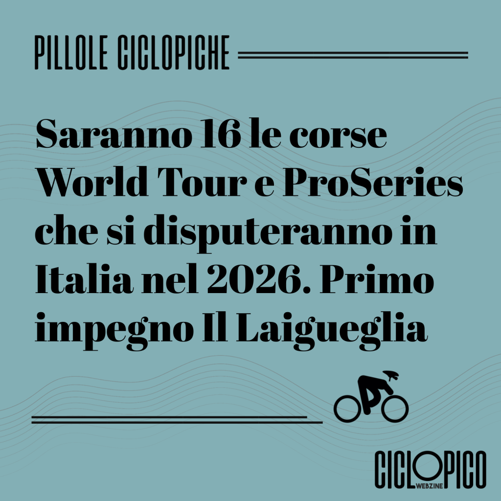 Vittorie ciclisti italiani 2026: il primo trionfo è di Scaroni alla Classica Camp de Morvedre 2 Calendario Ciclismo 2026, le corse in Italia
