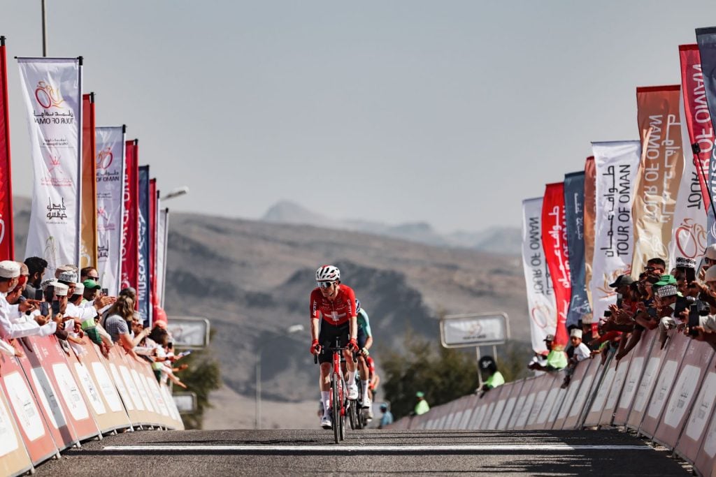 Christian Scaroni ha vinto il Tour of Oman 2026: è il secondo trionfo italiano di sempre 3 Tappa 3 Tour of Oman 2026, vittoria di Mauro Schmid