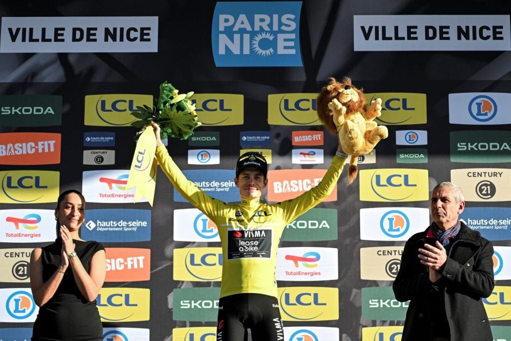 Pogacar fenomenale alla Milano Sanremo 2026: cade, rientra, attacca e vince in maglia iridata 3 Il danese Jonas Vingegaard ha vinto la Parigi Nizza 2026