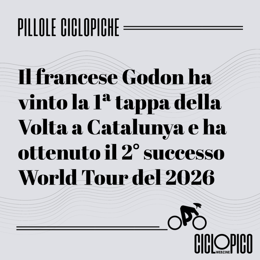Tappa 1 Volta a Catalunya 2026, vittoria di Dorian Godon