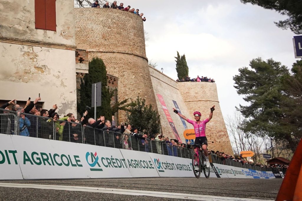 Tappa 2 Volta a Catalunya 2026: Magnus Cort Nielsen festeggia la prima vittoria stagionale 1 Tappa 5 Tirreno Adriatico 2026, vittoria di Michael Valgren
