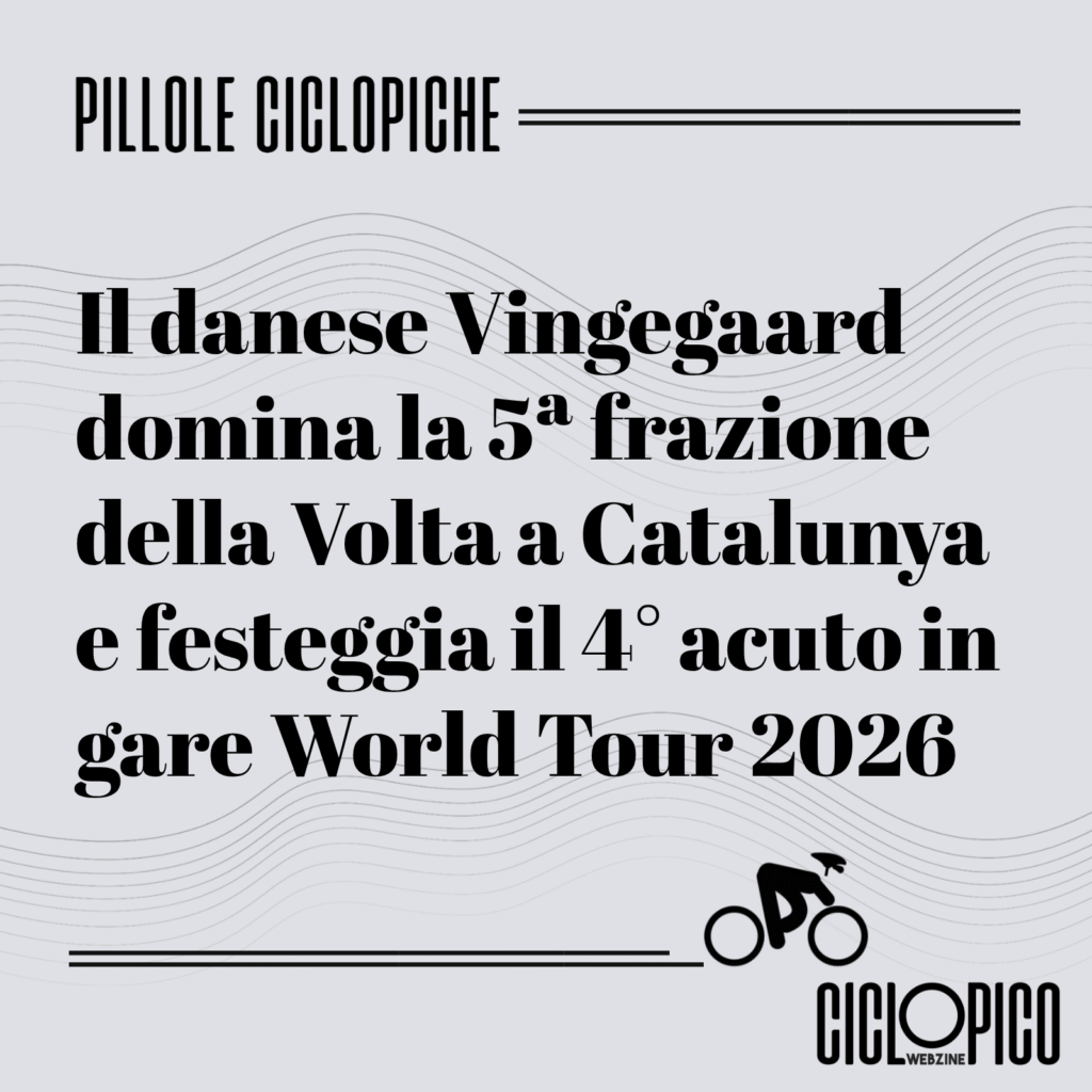 Trionfo di Van der Poel alla E3 Harelbeke 2026, dominio di Vingegaard alla Volta a Catalunya 1 Tappa 5 Volta a Catalunya 2026, vittoria di Jonas Vingegaard
