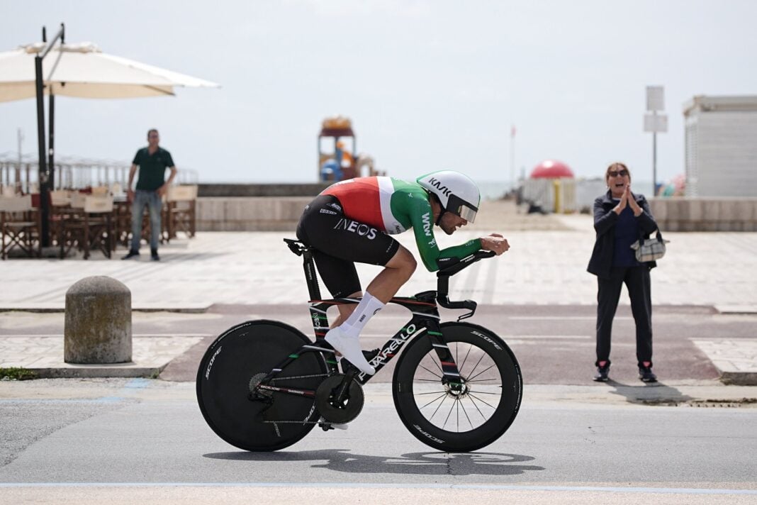 Tappa 10 Giro d'Italia 2026, vittoria a crono di Filippo Ganna