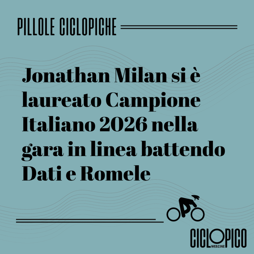 Festa italiana nella tappa 1 Giro di Polonia 2026 con la vittoria di Jonathan Milan 2 Campionati Italiani Ciclismo 2026 vittoria di Jonathan Milan