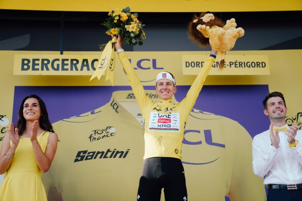 Lo sloveno Pogacar resta in maglia gialla dopo la tappa 8 Tour de France 2026