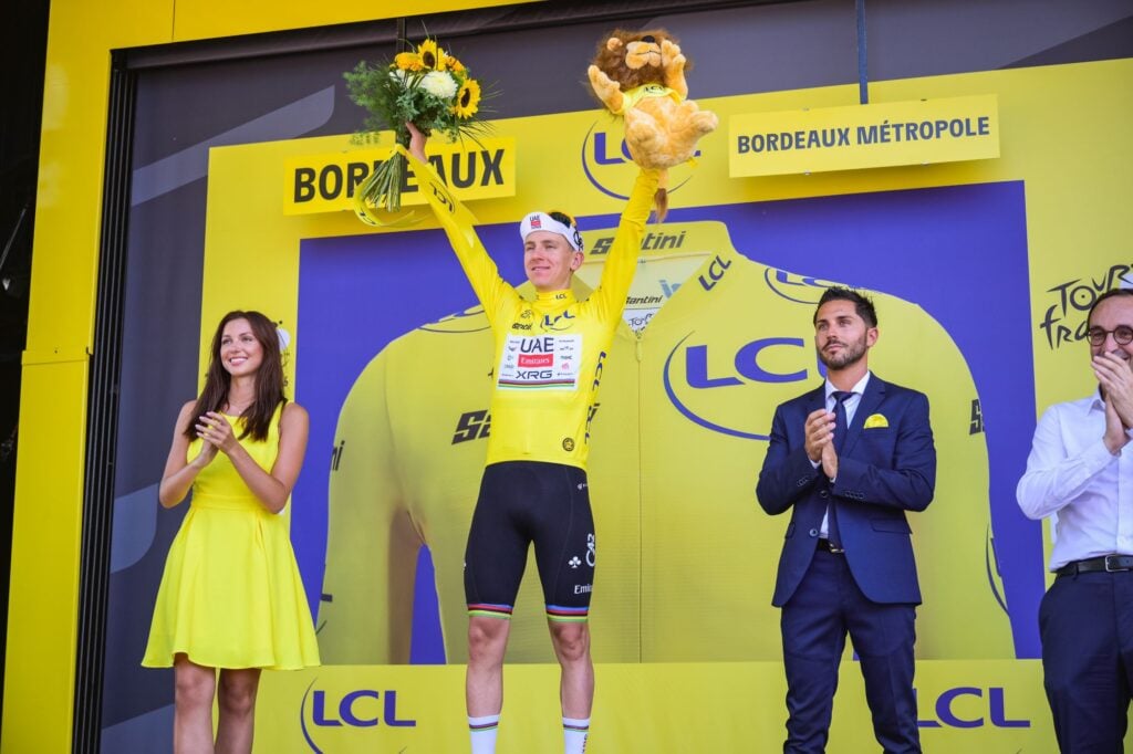 Merlier firma la tappa 7 Tour de France 2026, è la prima vittoria del Belgio in questa edizione 1 Tadej Pogacar si conferma in maglia gialla dopo la tappa 7 Tour de France 2026