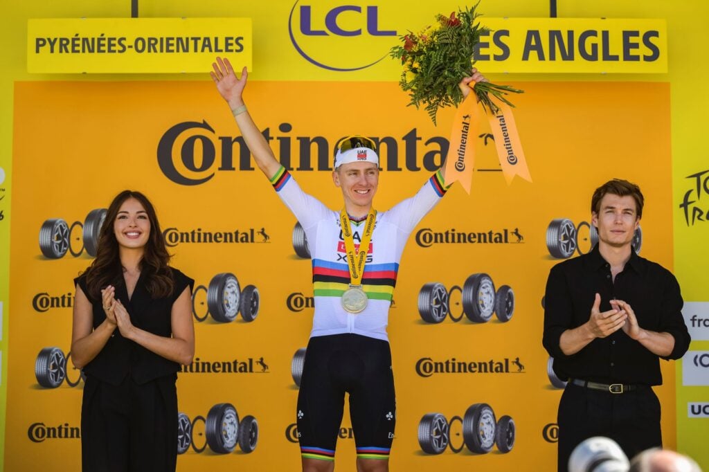 Tappa 3 Tour de France 2026: splendida vittoria e maglia gialla per Tadej Pogacar 1 Tappa 3 Tour de France 2026, vittoria di Tadej Pogacar