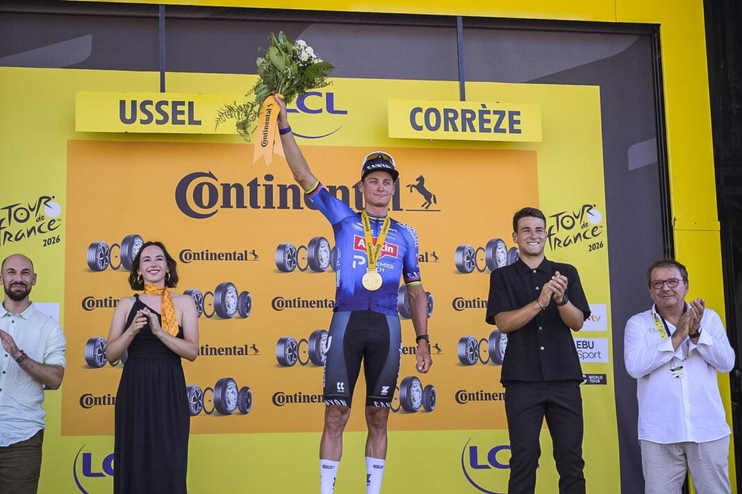 Tappa 9 Tour de France 2026, vittoria di Mathieu Van der Poel